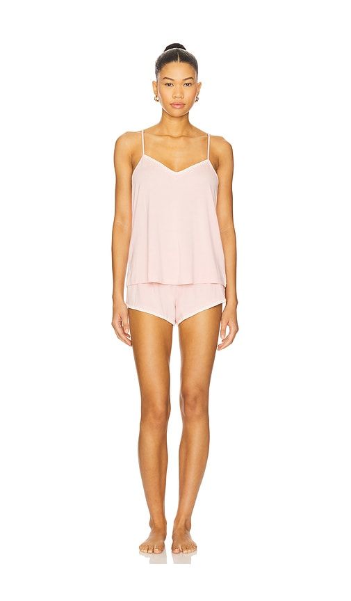 Frida Cami & Short Pj Set in Pink. - size L (also in M) - eberjey - Modalova