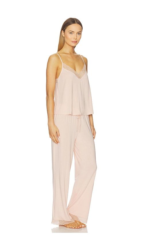 Kari Cami & Pant Pj Set in Pink. - size L (also in XL) - eberjey - Modalova