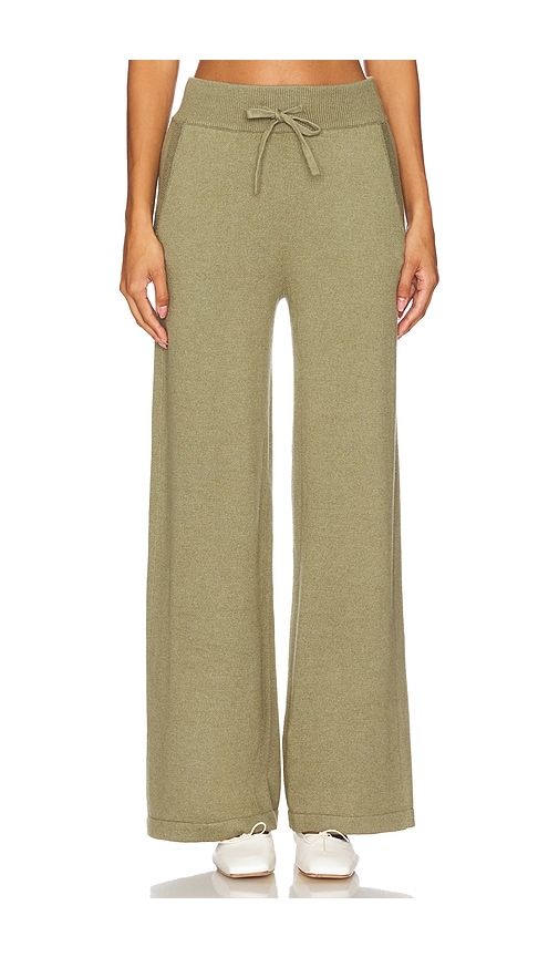 Recycled Sweater Pant in Olive. - size M (also in S) - eberjey - Modalova