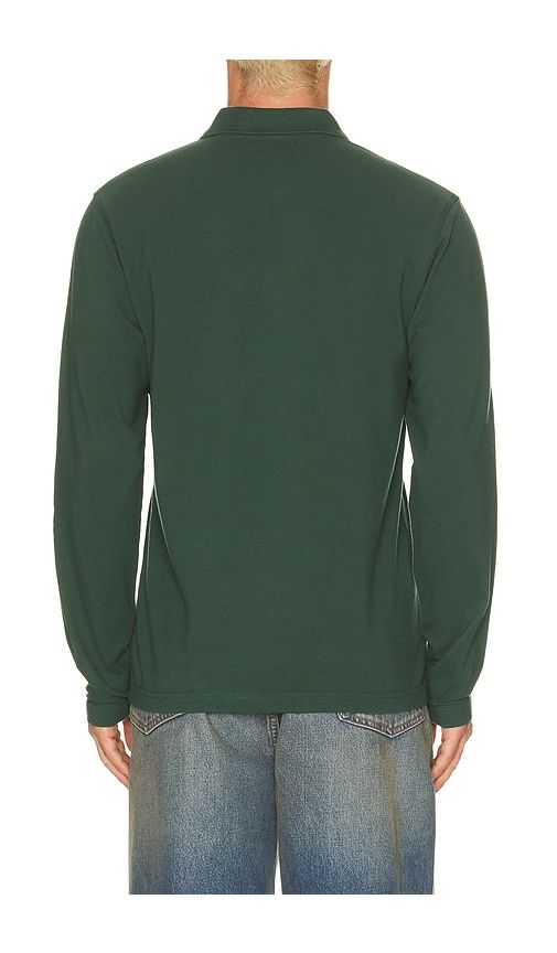 Duck Polo Long Sleeve Shirt in Green. - size M (also in S, XL/1X) - Edmmond Studios - Modalova