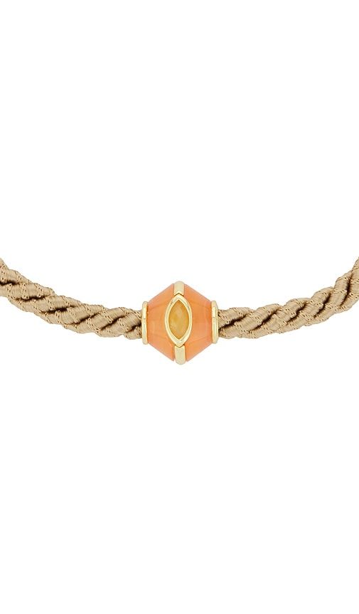 Marquise Inlaid Honeycomb Pendant in Metallic Gold - Eddie Borgo - Modalova