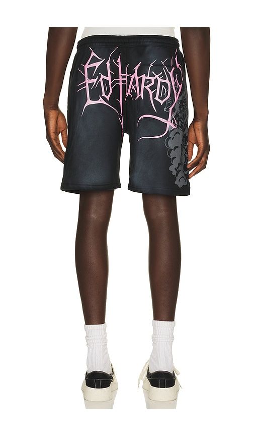 Reaper Fleece Short in Black. - size L (also in M, S, XL/1X) - Ed Hardy - Modalova