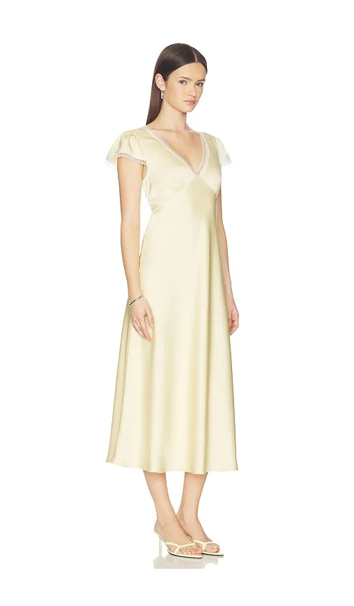 Ondine Dress in Lemon. - size S (also in XS) - Elodie the Label - Modalova