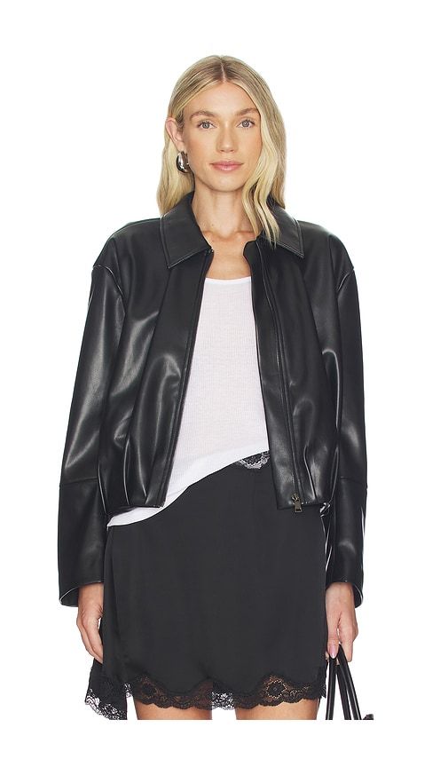 Kael Faux Leather Jacket in . - size S (also in XS) - Elodie the Label - Modalova