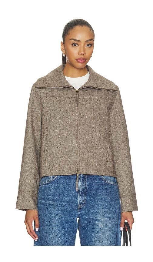 Beatrice Zip Front Jacket in . - size L (also in M, S, XL, XS) - Elodie the Label - Modalova