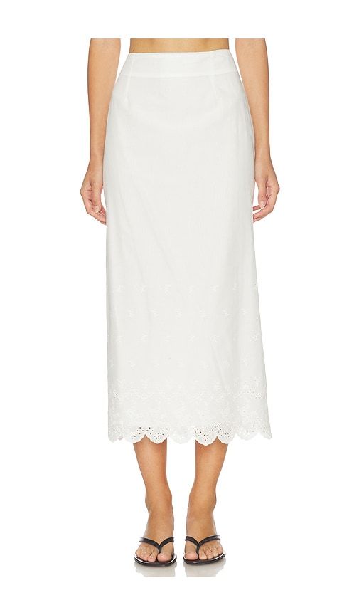 Giselle Skirt in Cream. - size L (also in M, S, XL, XS) - Elodie the Label - Modalova