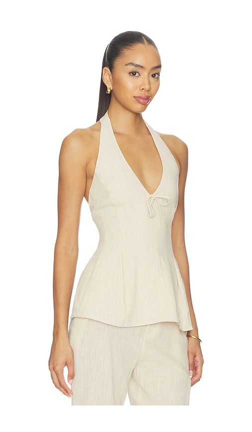 Carina Top in Beige. - size L (also in M, S, XS) - Elodie the Label - Modalova