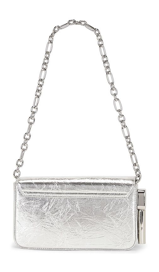 Burn Collection The Clutch in Metallic Silver - Edie Parker - Modalova