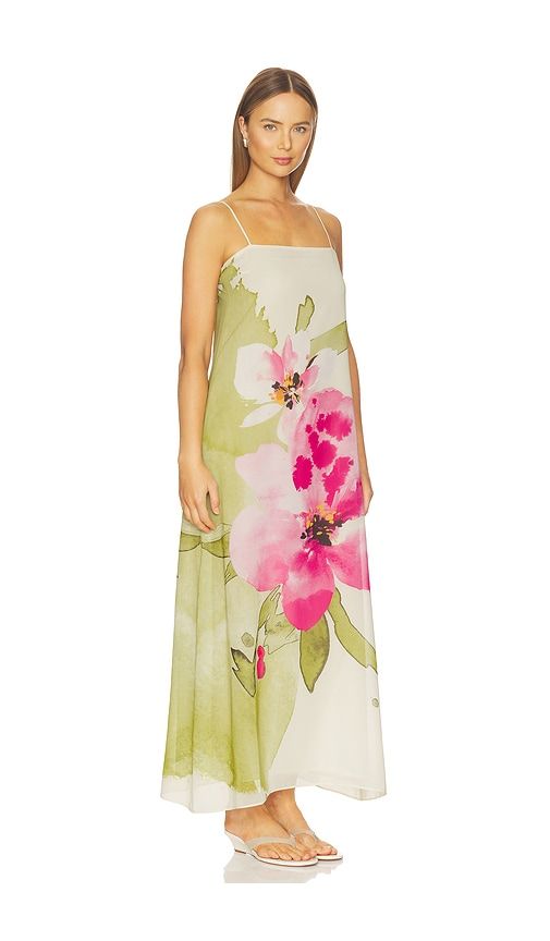 Java Tropical Long Dress in ,Pink. - size L (also in M, S, XS) - Especia - Modalova