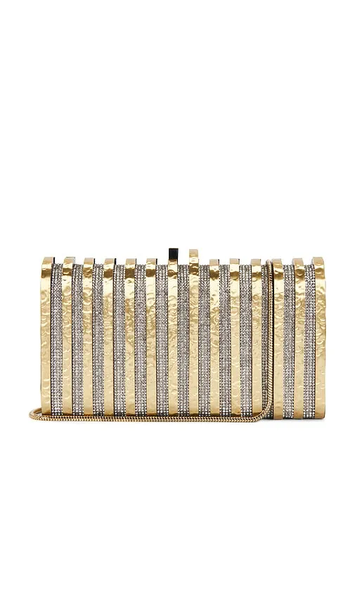 Emm Kuo Clutch in Metallic Gold - Emm Kuo - Modalova