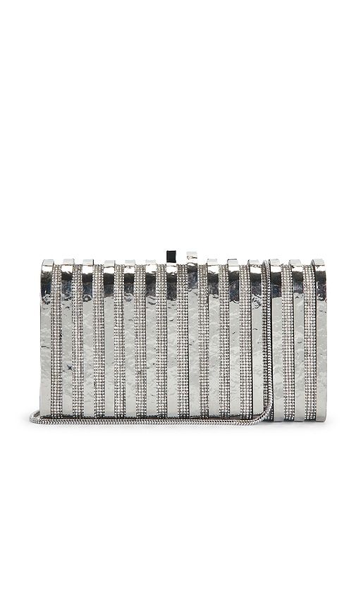 Emm Kuo Clutch in Metallic Silver - Emm Kuo - Modalova