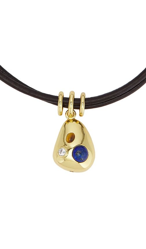 Noemia Necklace in Metallic Gold - Eliou - Modalova