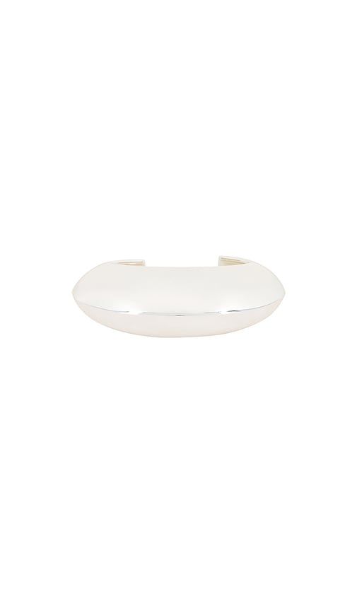 Alegra Cuff Bracelet in Metallic Silver - Eliou - Modalova