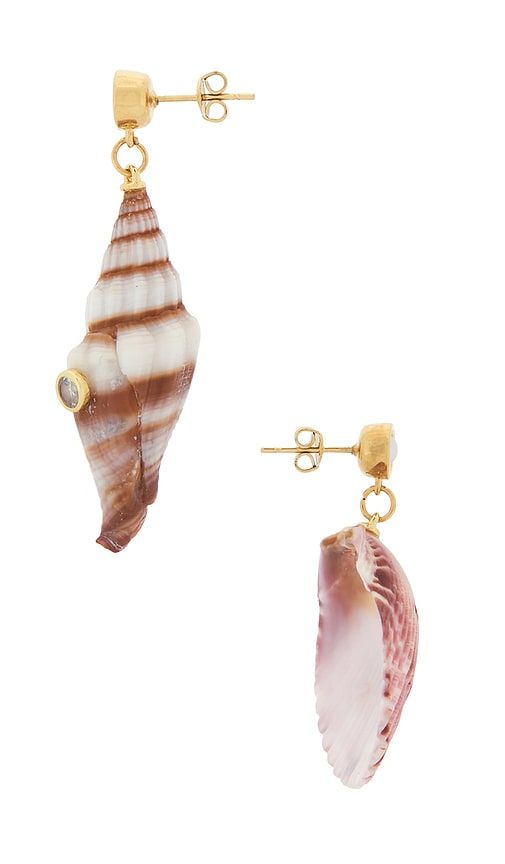 Eliou Drift Earrings in Orange - Eliou - Modalova