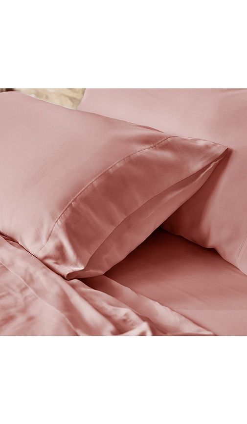 Standard Cleanbamboo Sateen+ Pillowcase Set in Pink. - size STANDARD (also in ) - Ettitude - Modalova