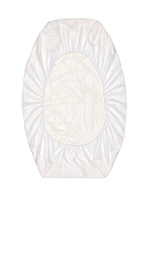 CleanBamboo Crib Mattress Protector in White - Ettitude - Modalova