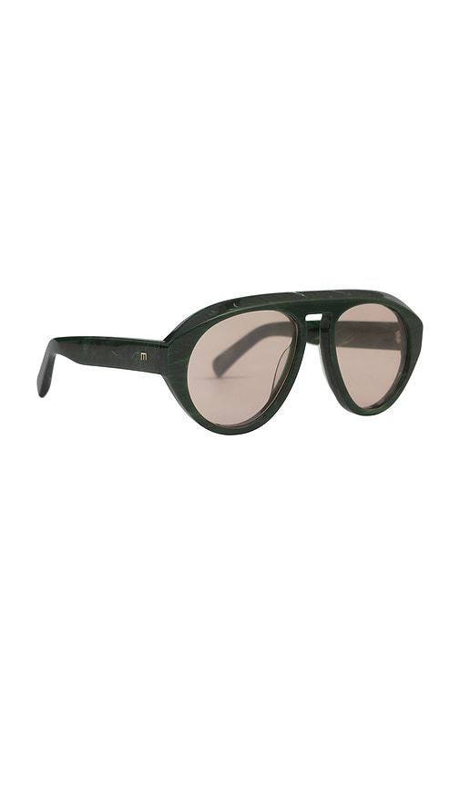 Val Sunglasses in Green - Elisa Johnson - Modalova