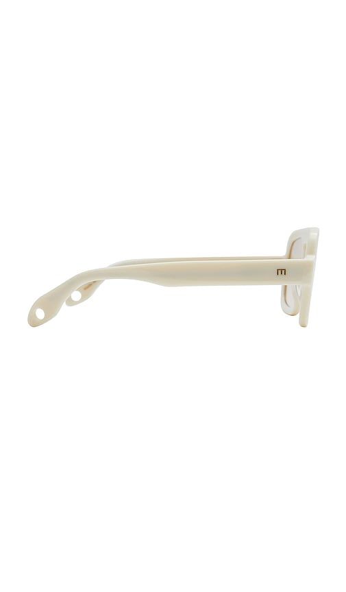 Jane Sunglasses in White - Elisa Johnson - Modalova