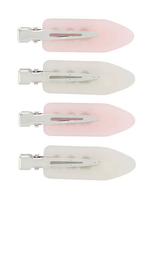 Popstar Clip Set Of 4 in Pink, White - Emi Jay - Modalova
