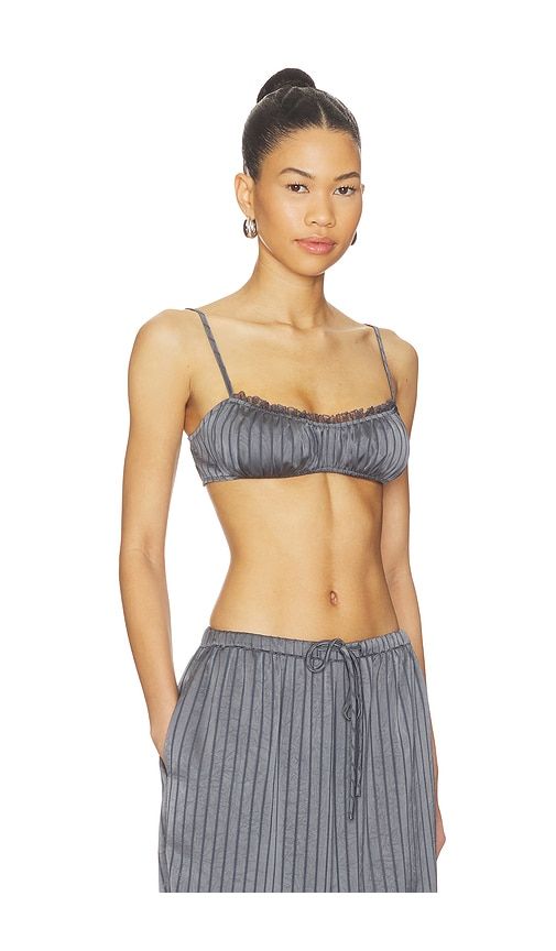 Aries Bralette in Charcoal. - size L (also in M, S, XS) - ELCE - Modalova