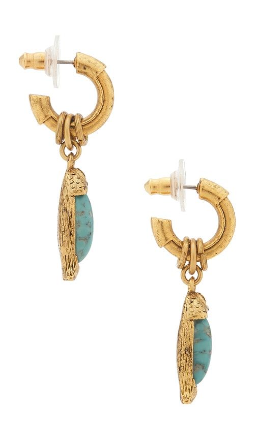Turiel Earrings in Teal - Elizabeth Cole - Modalova