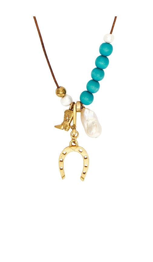 Avery Necklace in Teal - Elizabeth Cole - Modalova