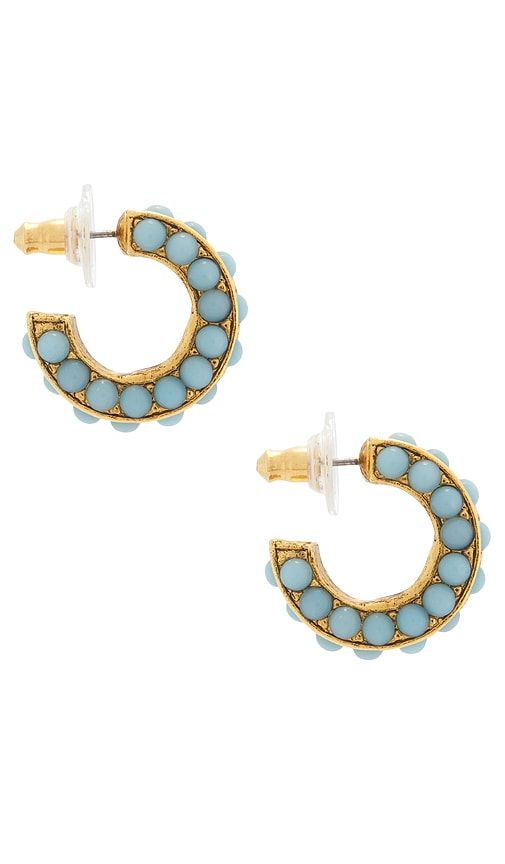 Aira Earrings in Blue - Elizabeth Cole - Modalova