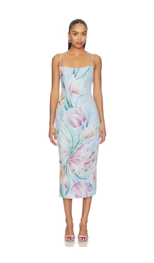Priselle Strapless Midi Dress in Multi. - size M (also in S, XL, XS) - ELLIATT - Modalova