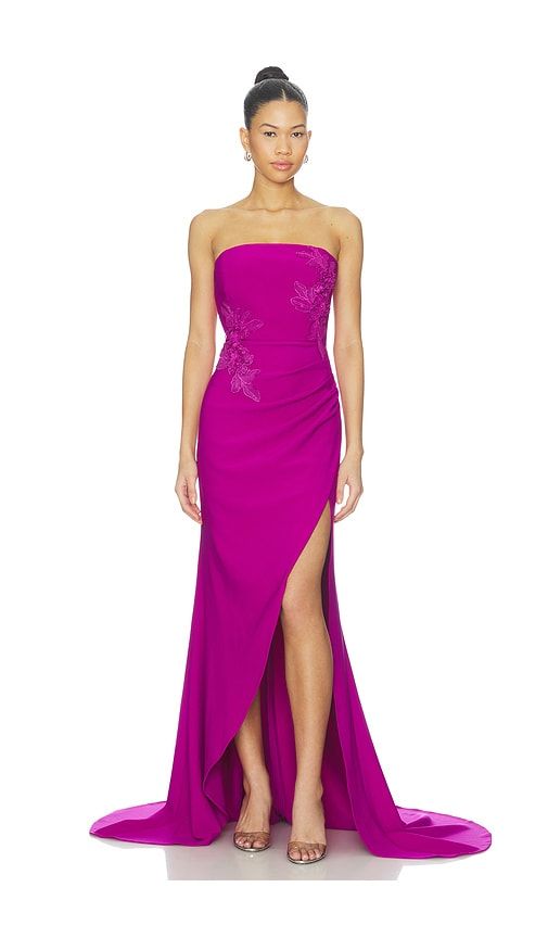 Dahlira Gown in Pink. - size L (also in M, S, XL, XS) - ELLIATT - Modalova