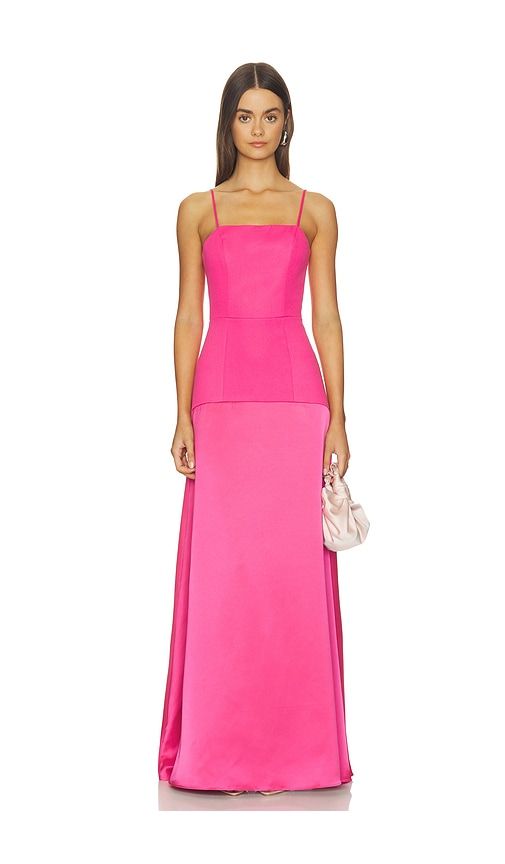 Noralyn Strapless Gown in Fuchsia. - size L (also in M, S, XL) - ELLIATT - Modalova