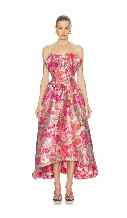 Floralie Strapless Gown in Blush. - size L (also in M, XL) - ELLIATT - Modalova