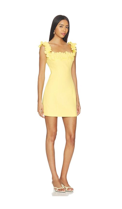 Cara Square Neck Mini Dress in . - size L (also in M) - ELLIATT - Modalova