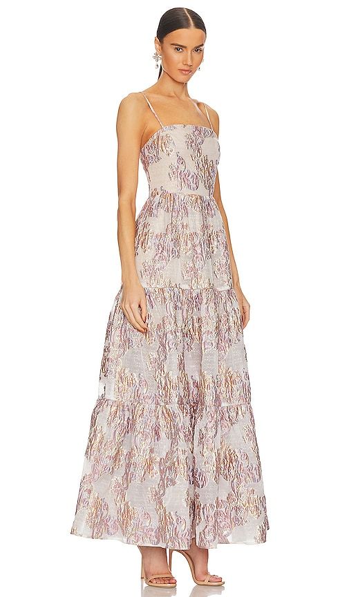 Halite Maxi Dress in Blush. - size M (also in XL) - ELLIATT - Modalova