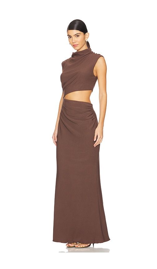 Nola Gown in Brown. - size L (also in XL) - ELLIATT - Modalova