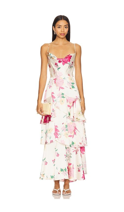 Rosalina Dress in Ivory. - size M (also in S, XS) - ELLIATT - Modalova