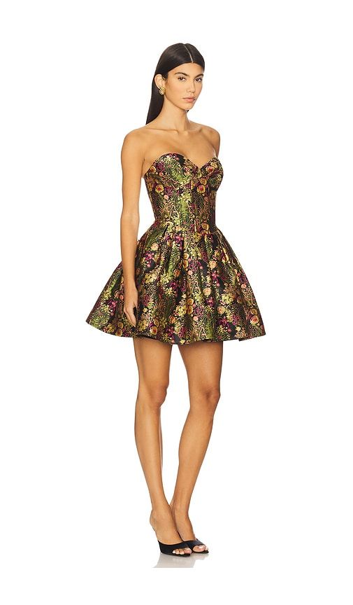 Cindy Strapless Mini Dress in Olive. - size L (also in XL) - ELLIATT - Modalova