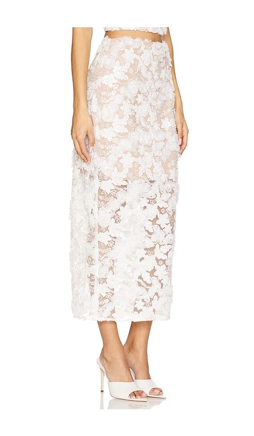Vonni Skirt in White. - size M (also in S) - ELLIATT - Modalova