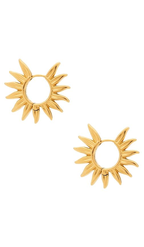Desert Heat Hoop in Metallic - EMMA PILLS - Modalova