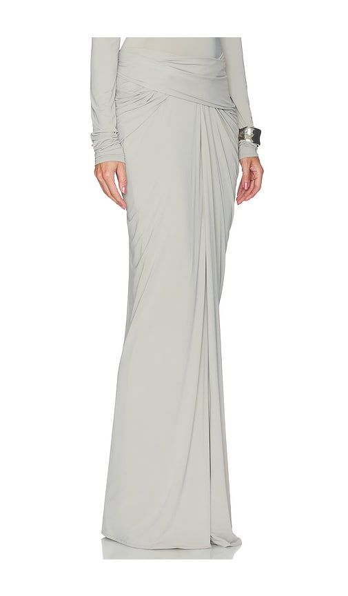 Interlock Skirt in Grey. - size L (also in M, S, XS) - Entire Studios - Modalova