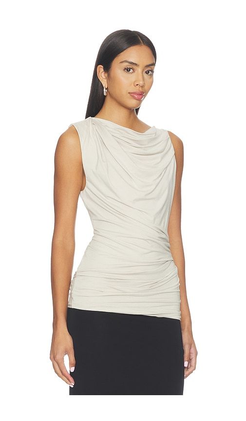 Drape Tank in Grey. - size M (also in S, XS) - Entire Studios - Modalova