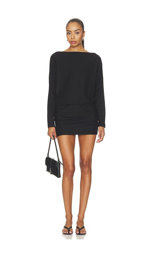 Supima Structured Jersey Dolman Curve Dress in . - size L (also in M, S, XL, XS) - Enza Costa - Modalova