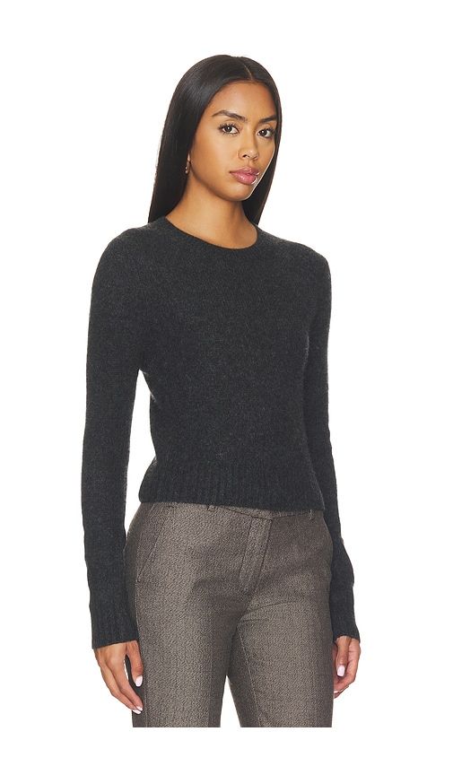 Cashmere Shrunken Crew in Black. - size L (also in M, S, XL, XS) - Enza Costa - Modalova
