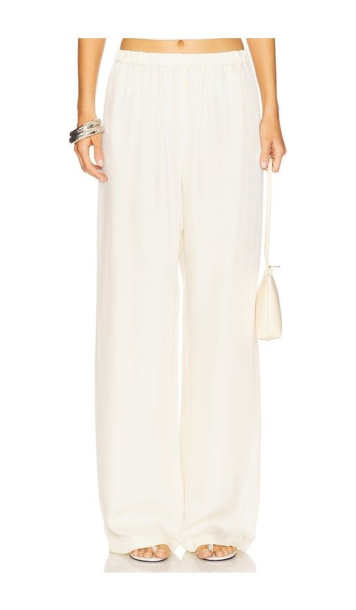 Fluid Pant in Cream. - size 0 (also in 1, 2, 3) - Enza Costa - Modalova