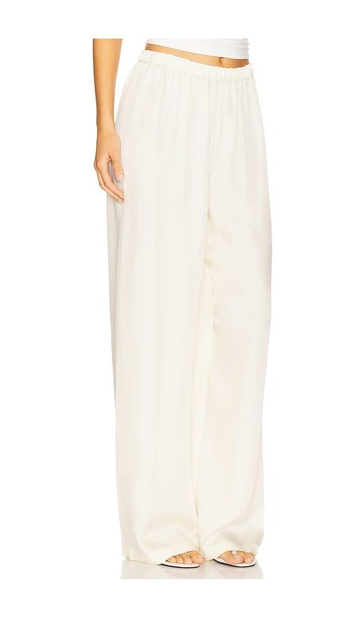 Fluid Pant in Cream. - size 0 (also in 1, 2) - Enza Costa - Modalova