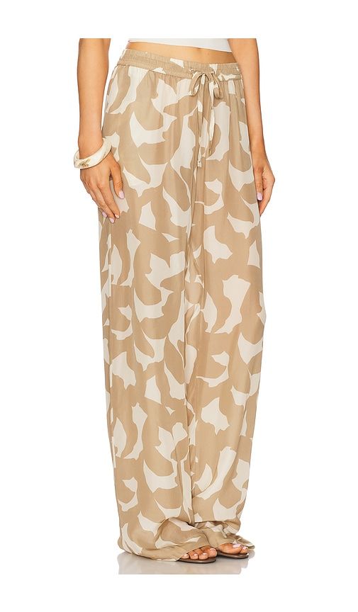 Cupro Resort Pant in Tan. - size 1 (also in 2) - Enza Costa - Modalova
