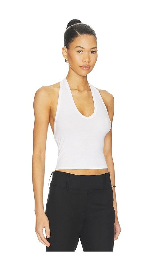 Silk Rib U Halter in . - size L (also in M, S) - Enza Costa - Modalova