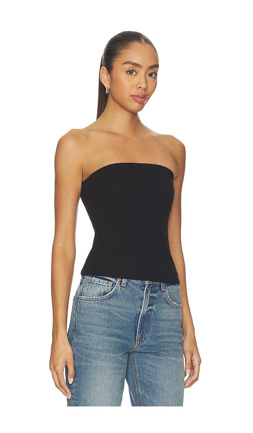 Cotton Rib Bandeau Top in . - size L (also in M, S, XS) - Enza Costa - Modalova