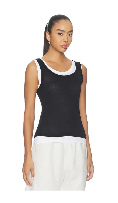 Tissue Jersey Layered Tanks in & . - size L (also in M, S, XL, XS) - Enza Costa - Modalova