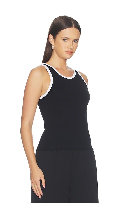 Cotton Ringer Tank in & . - size L (also in S, XL, XS) - Enza Costa - Modalova