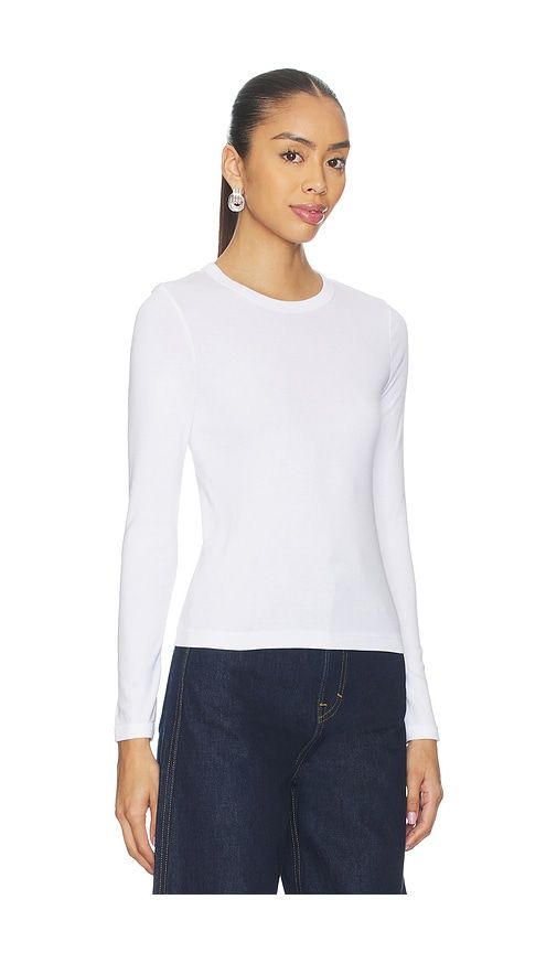 Supima Long Sleeve Tee in . - size L (also in M, S, XS) - Enza Costa - Modalova